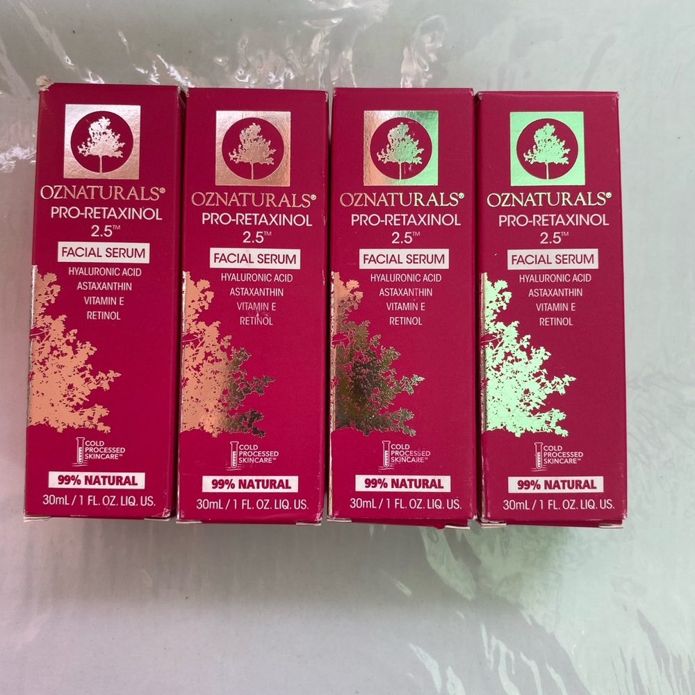 OZNaturals Anti Aging 2.5 Retinol Serum, 30 ml each bottle